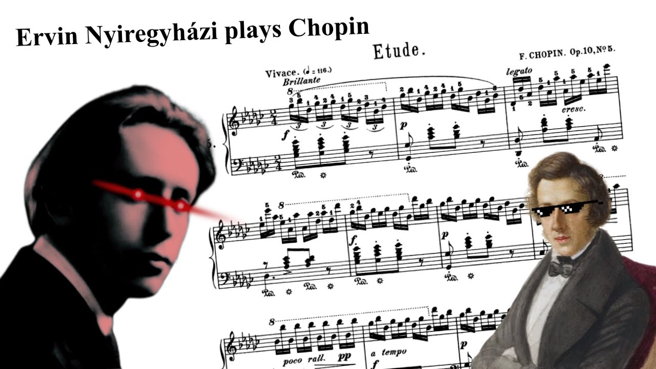 Ervin Nyiregyházi plays Chopin Etude Op. 10 No. 5 (Black Key) (recorded in 1929)