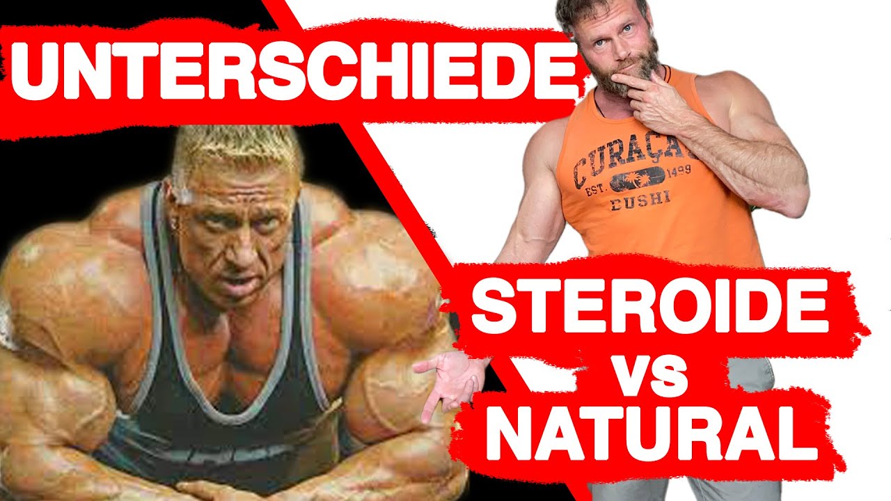 UNTERSCHIED zwischen STEROID & NATURAL BODYBUILDING - So anders???