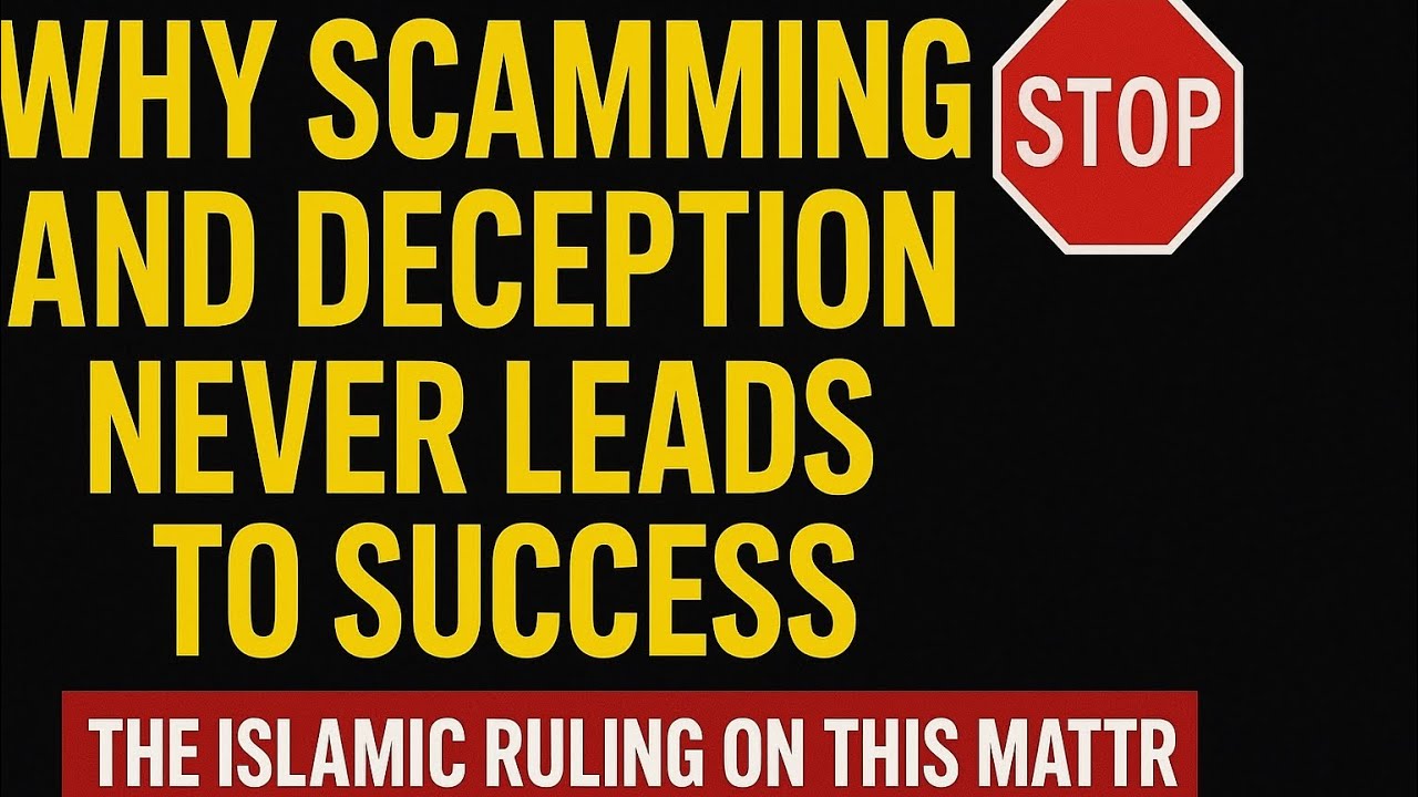 Islamic Ruling on Scams & Cheating people || Sh. Dawud حَفِظَهُ اللَّهُ