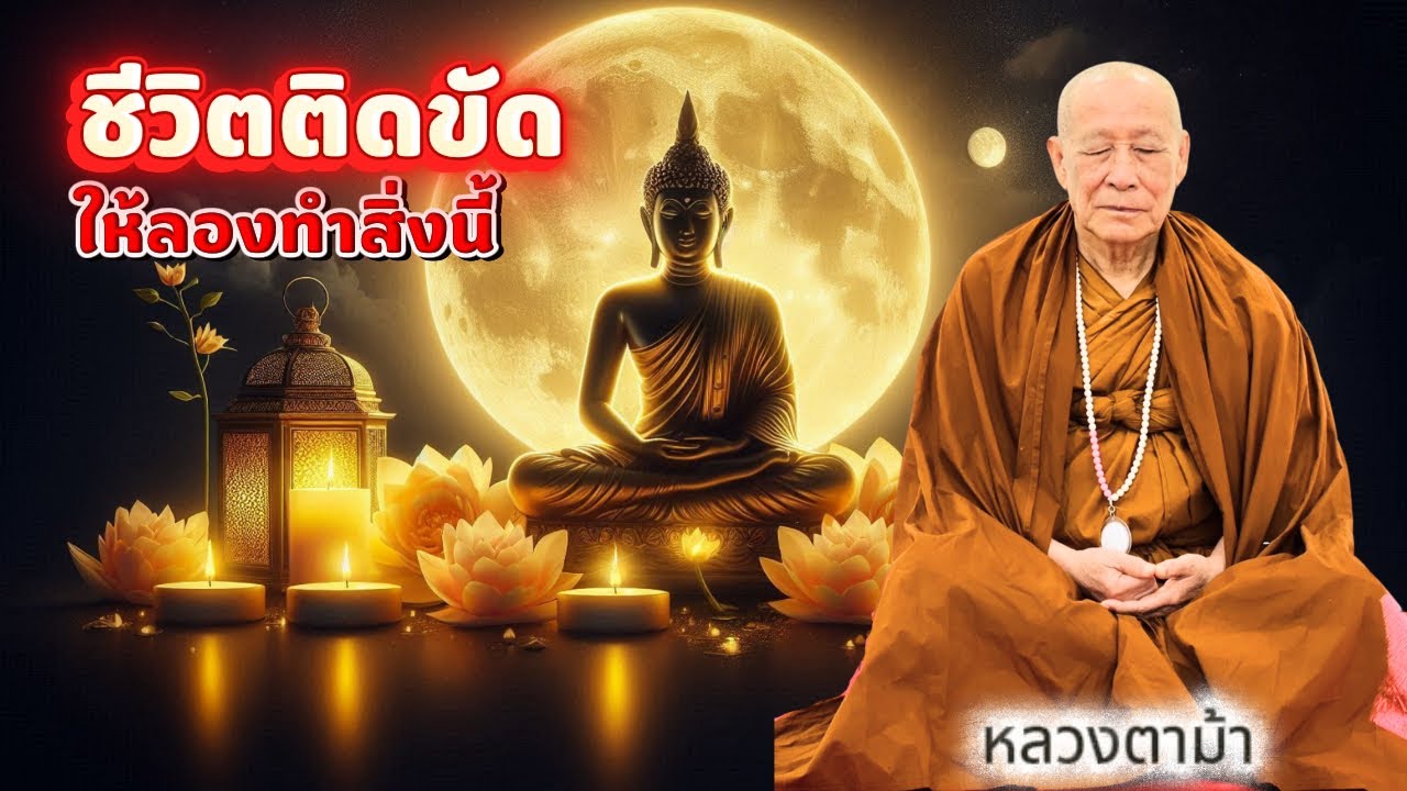 ชีวิตติดขัด หลวงตาแนะนำให้ลองทำสิ่งนี้ #ธรรมะ #หลวงตาม้า #คาถามหาจักรพรรดิ #หลวงปู่ดู่