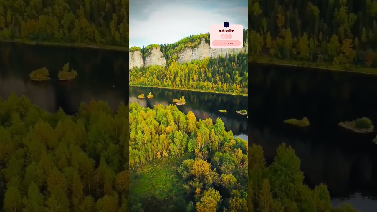 Vishera River, Russia.