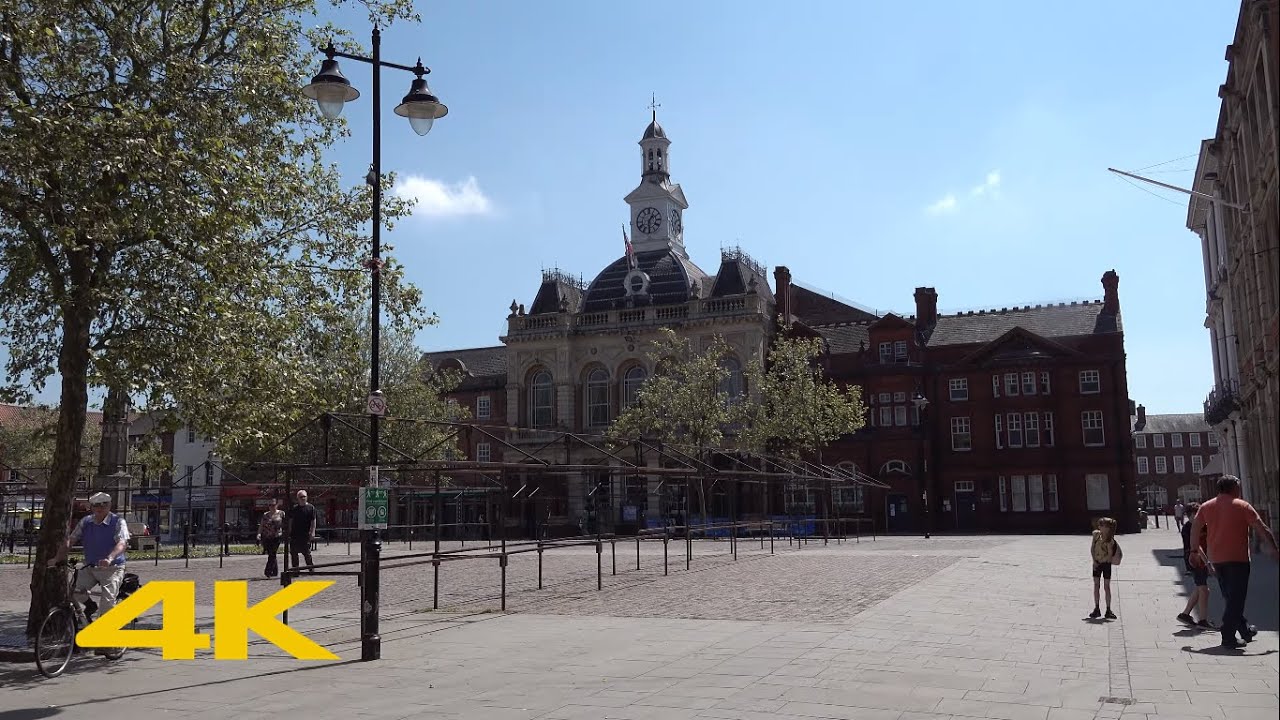 Retford Walk: Town Centre【4K】