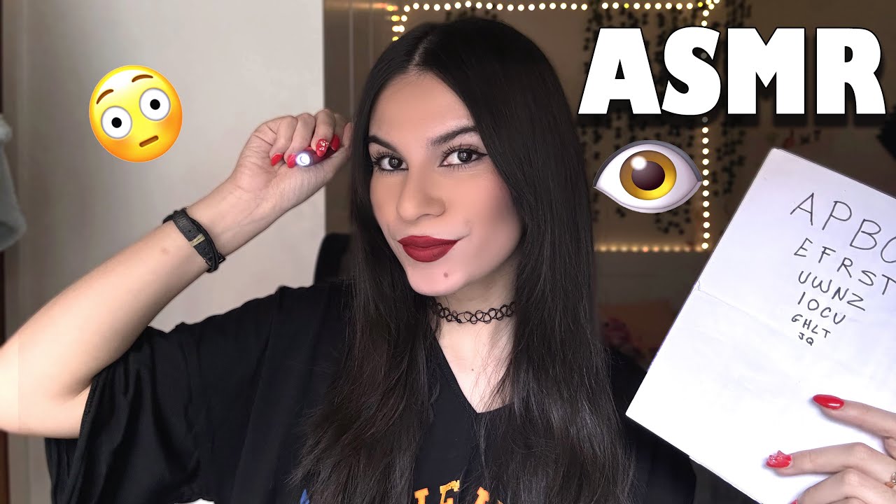 👀 TE EXAMINO LA VISTA en ASMR visual roleplay | asmr español
