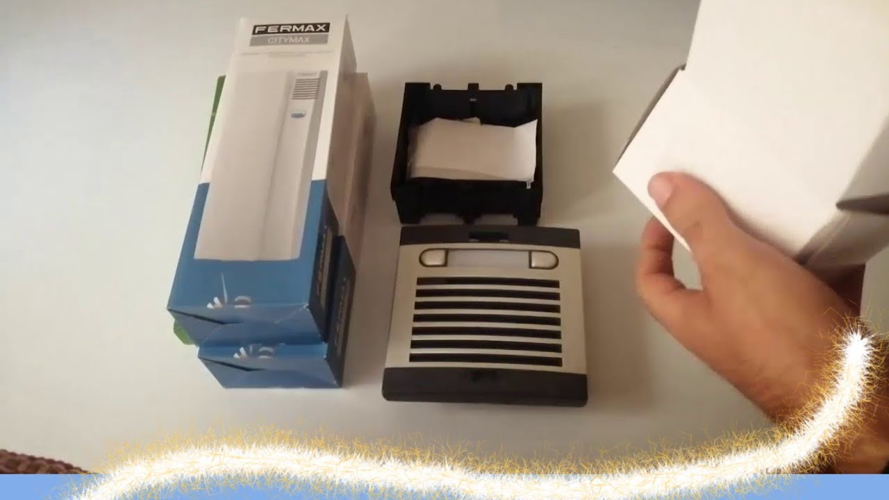 كيفية تركيب انترفون مع توصيل قفل فتح الباب ||Comment installer interphone FERMAX