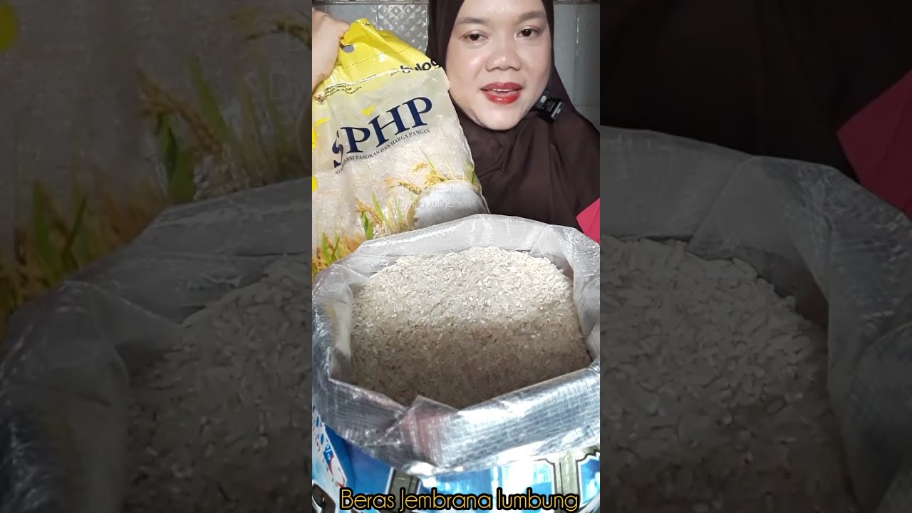 DYMA REAL 💕BERAS Jembrana Lumbung💕Makan Beras mentah #asmr #mukbang #asmrsounds @Dymakuliner 