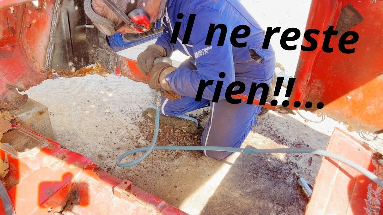 Galère! Quand ta voiture n'a plus de planchers et que les futurs sont aussi rongés par la rouille...