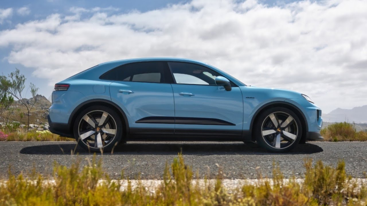 New 2024 Porsche Macan Frozen Blue Metallic - First Look