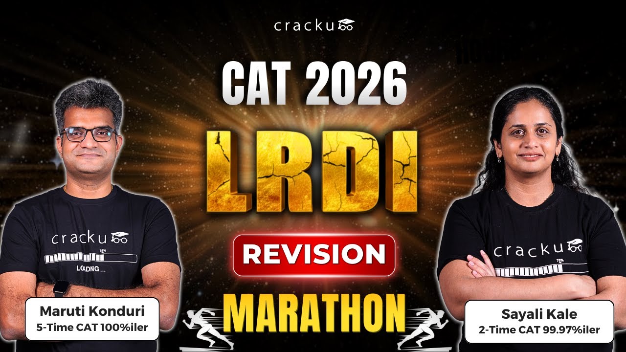CAT 2026 DILR Complete Revision Marathon by Maruti Sir & Sayali Ma'am | 5-Hour Mega Marathon