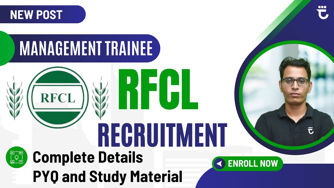 RFCL Recruitment 2024 | Complete Details, PYQ & Study Material | Sumit Prajapati