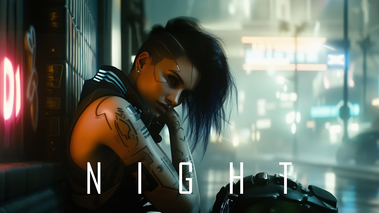 Cyber Music Mix 'NIGHT' / Cyberpunk / Dark Clubbing / Dark Techno / EBM / Aim To Head Mix