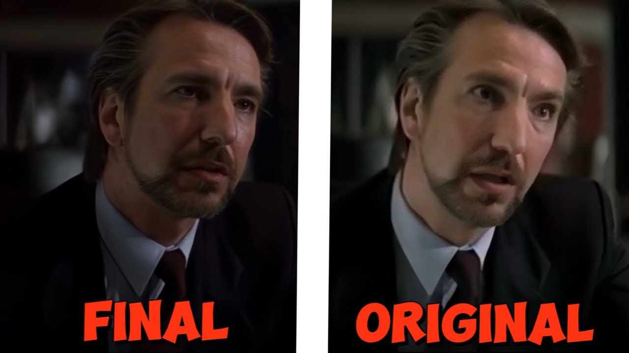 Die Hard (1988) Original vs Final cuts, bloopers, deleted scenes (all Hans Gruber)