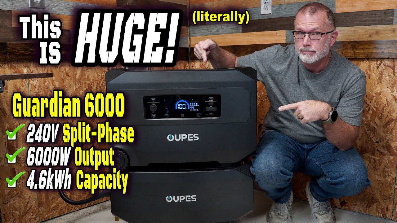 OUPES Guardian 6000: НОВЫЙ серьезный вариант для резервного питания дома!