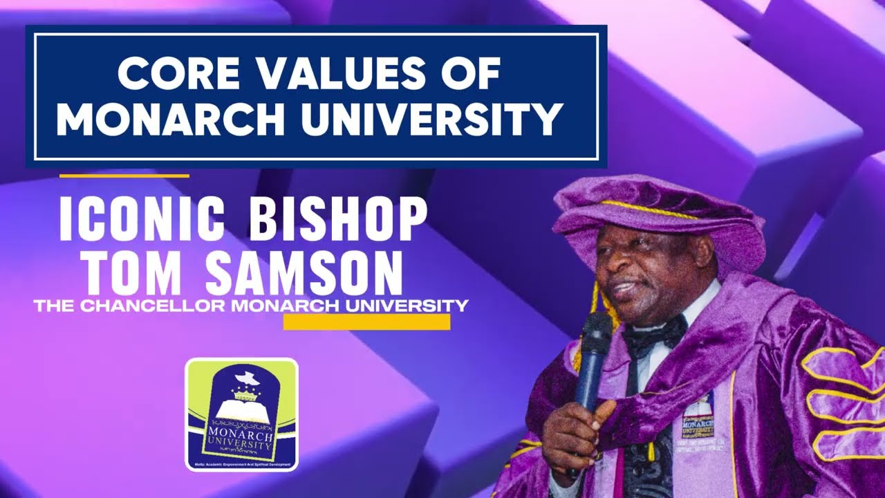 THE CORE VALUES OF MONARCH UNIVERSITY -