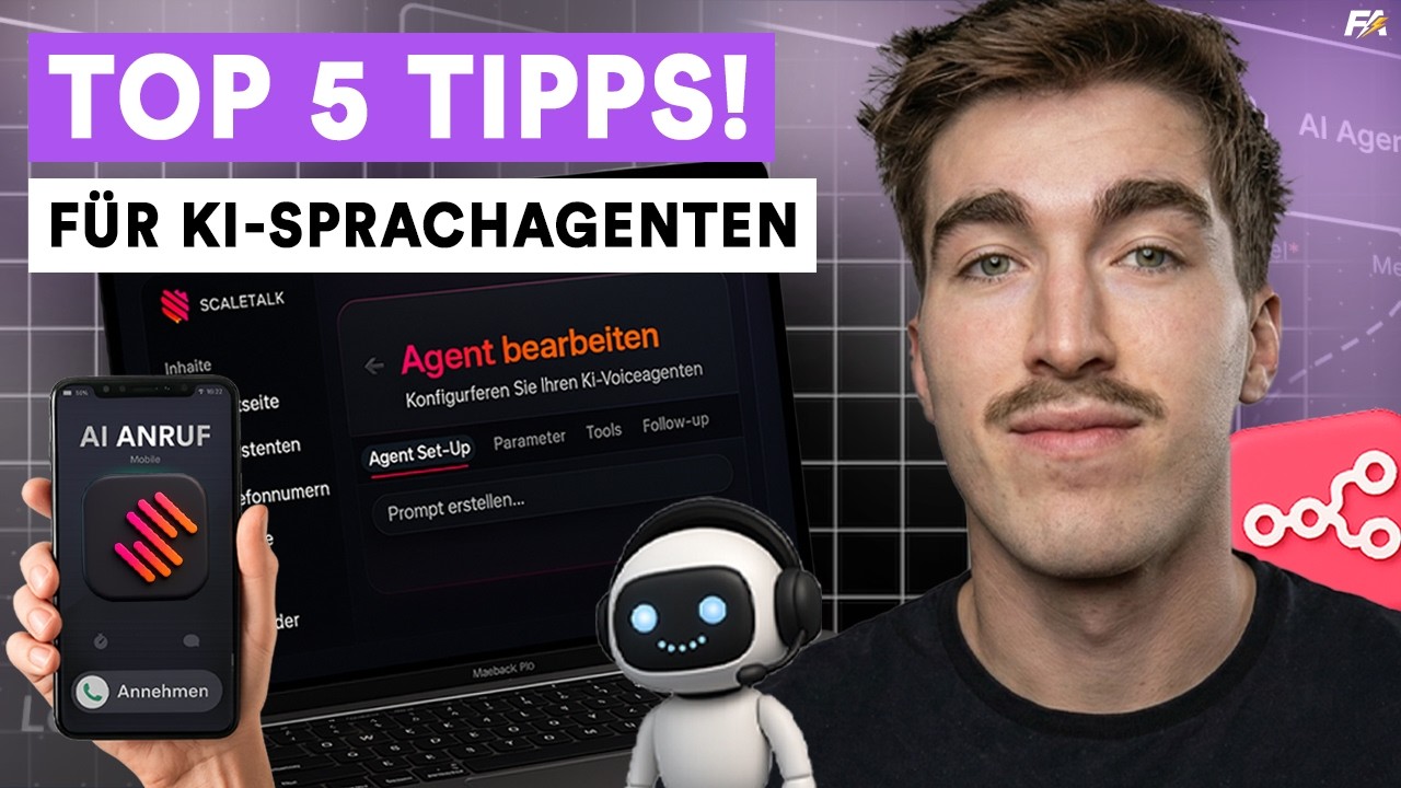 So klingen KI Telefonagenten wirklich MENSCHLICH! (5 Profi Tipps)