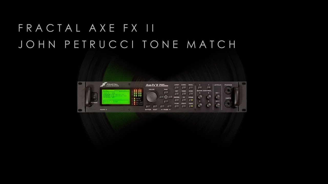 Matt Chalk - Axe Fx II Tone Match - John Petrucci - Behind The Veil