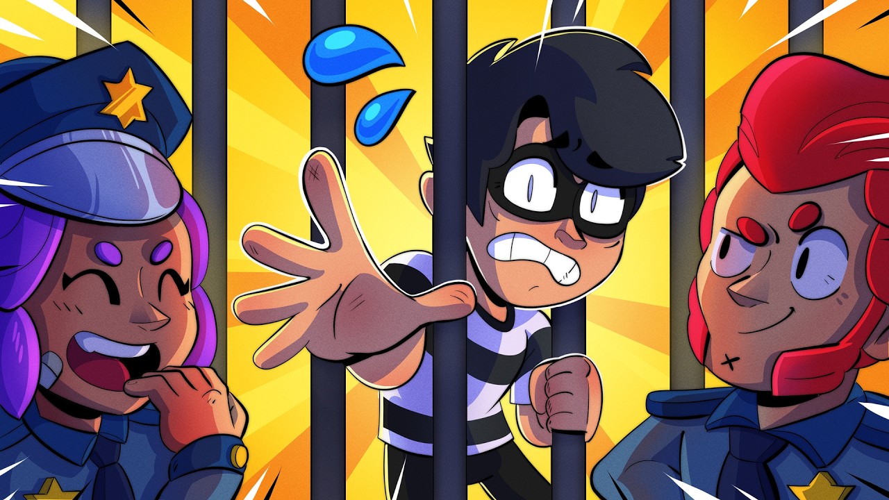 JOGUEI os MINIGAMES de PRISÃO no BRAWL STARS!