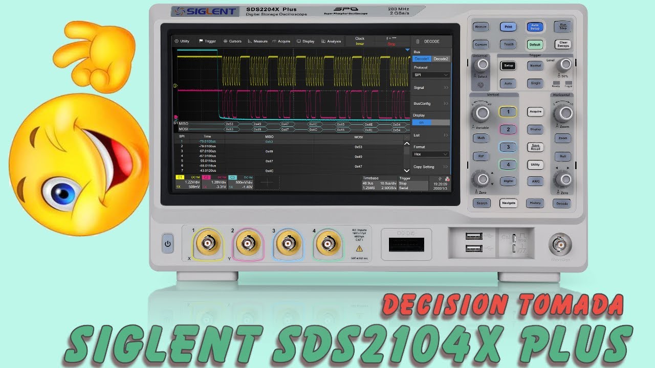 Decisión Final : Siglent SDS2104X Plus.