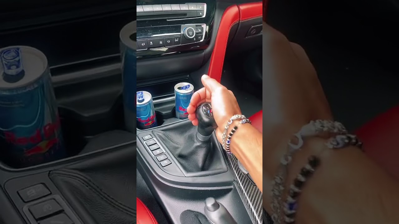BMW M4 w manual gearbox 🤔🤔