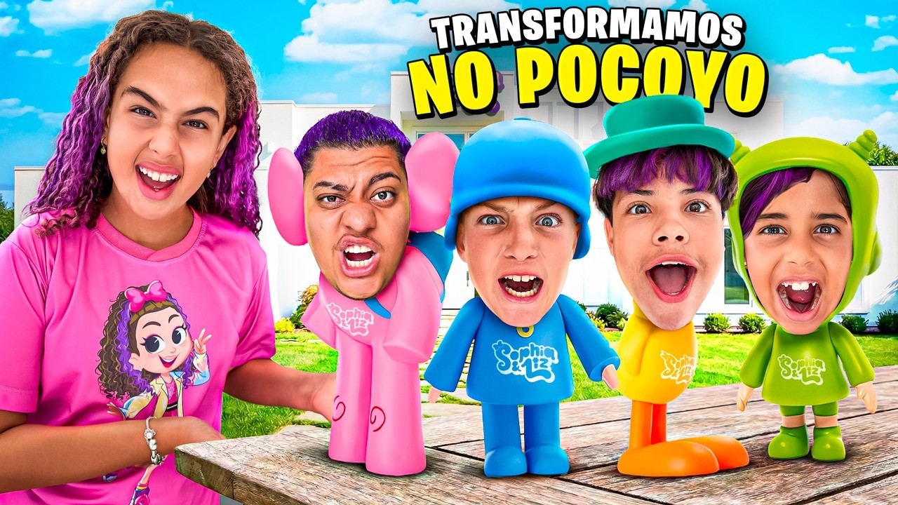 VIRAMOS OS TURMA DO POCOYO POR 24 HORAS !