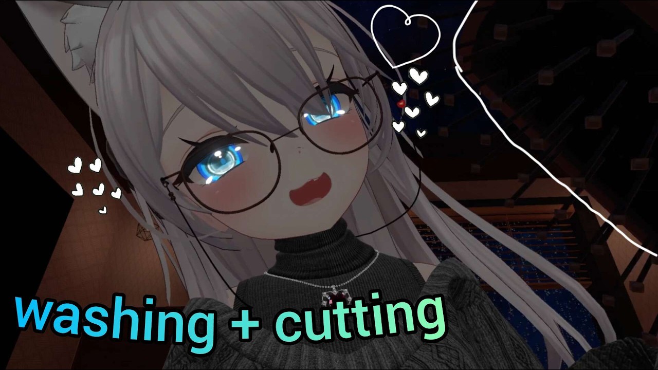 best friend gives you a haircut! (plus washing and styling) | ASMR