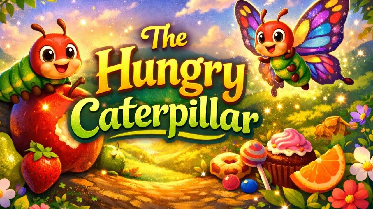 A tiny caterpillar with a BIG appetite… and an even BIGGER dream! 🐛✨TheHungryCaterpillar#KidsStory