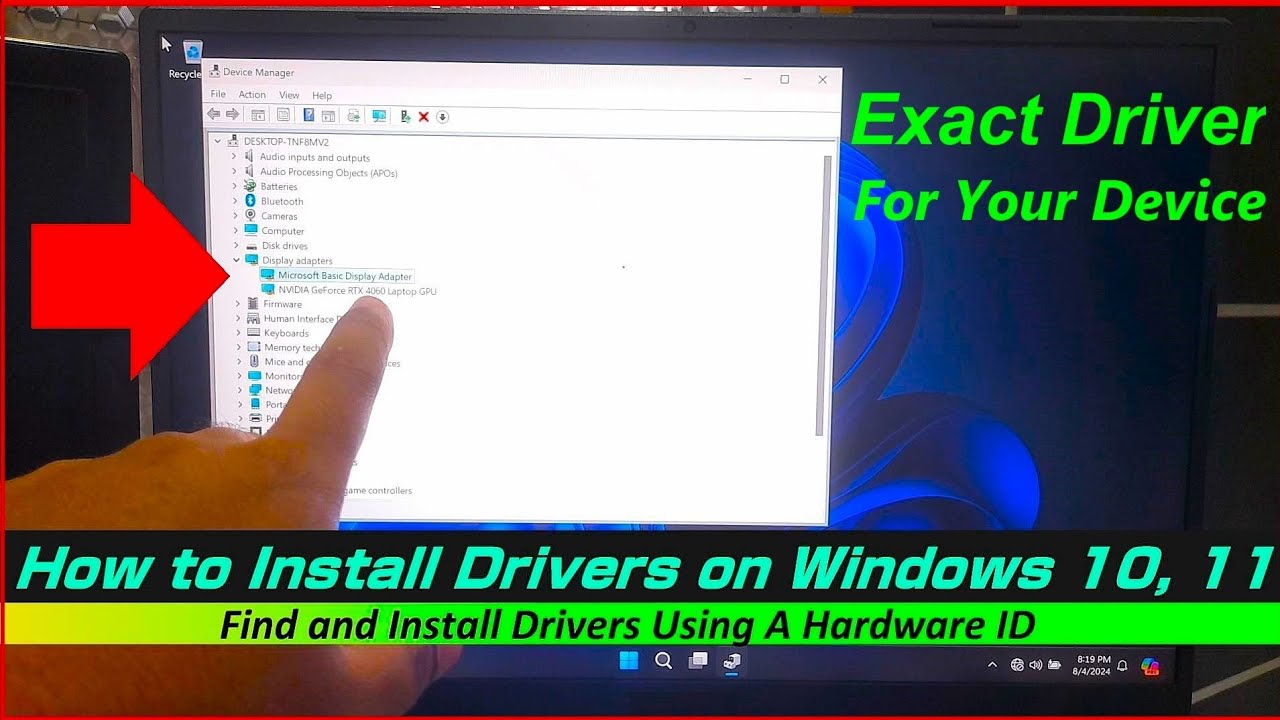 How to Install Drivers on Windows 10, 11 &ndash; Find and Install Drivers Using A Hardware ID