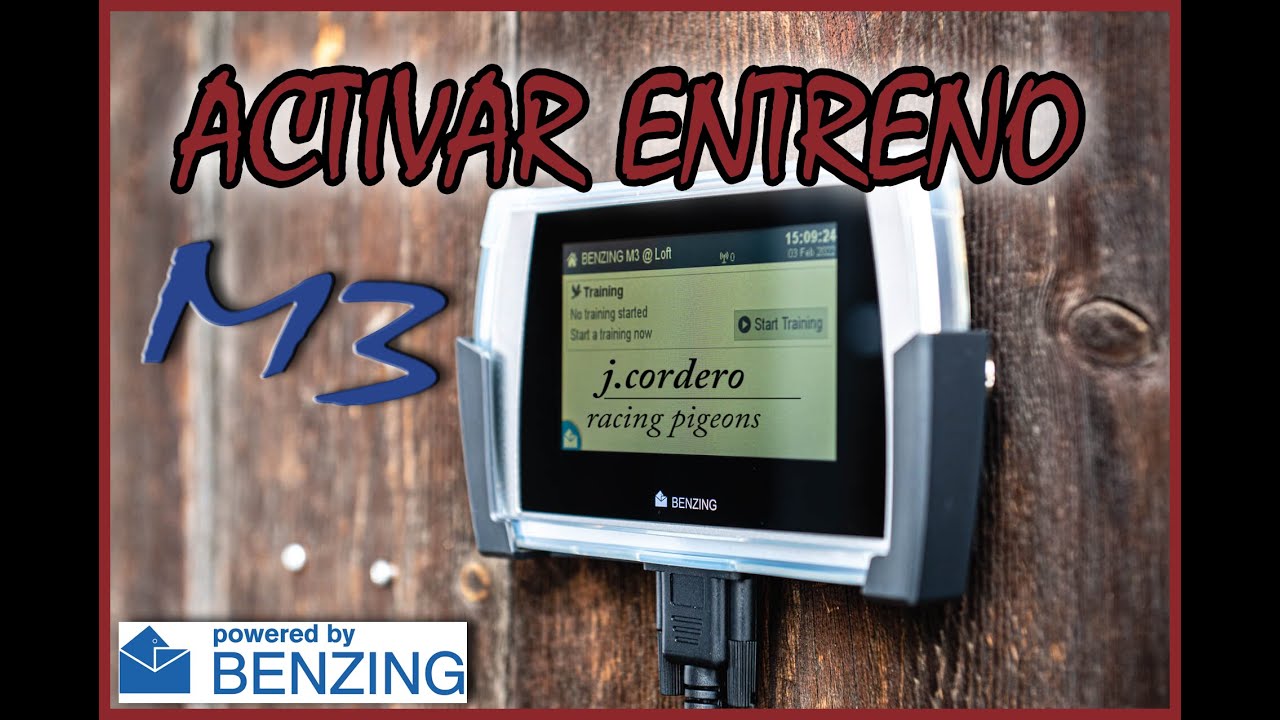 BENZING M3. ACTIVAR ENTRENO, (Palomas mensajeras).