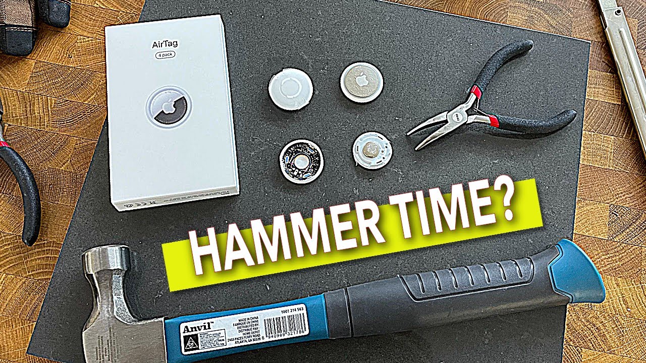 AirTags Torture Test - How Many Times Can You Hit It With Hammer?