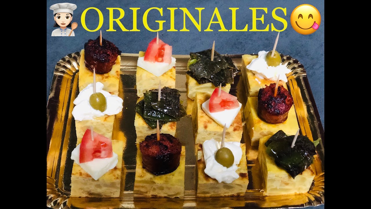 CANAPES para NAVIDAD - 4 IDEAS de APERITIVOS RAPIDOS y SENCILLOS🍱