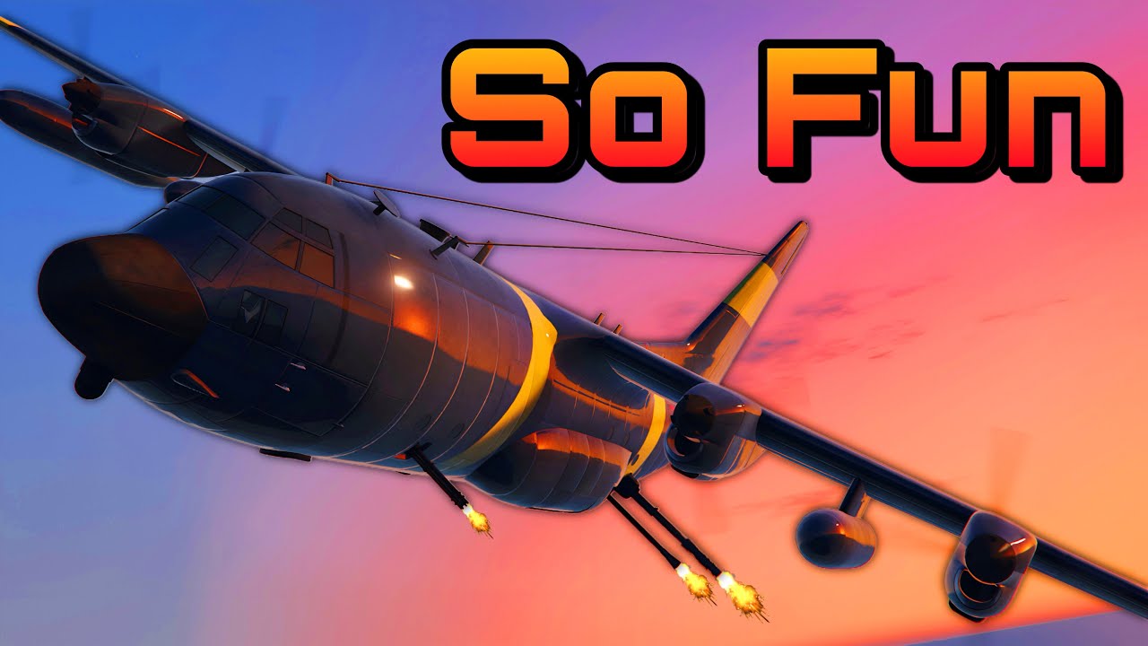 The New Titan AC-130 Gunship Is So Awesome - GTA Online