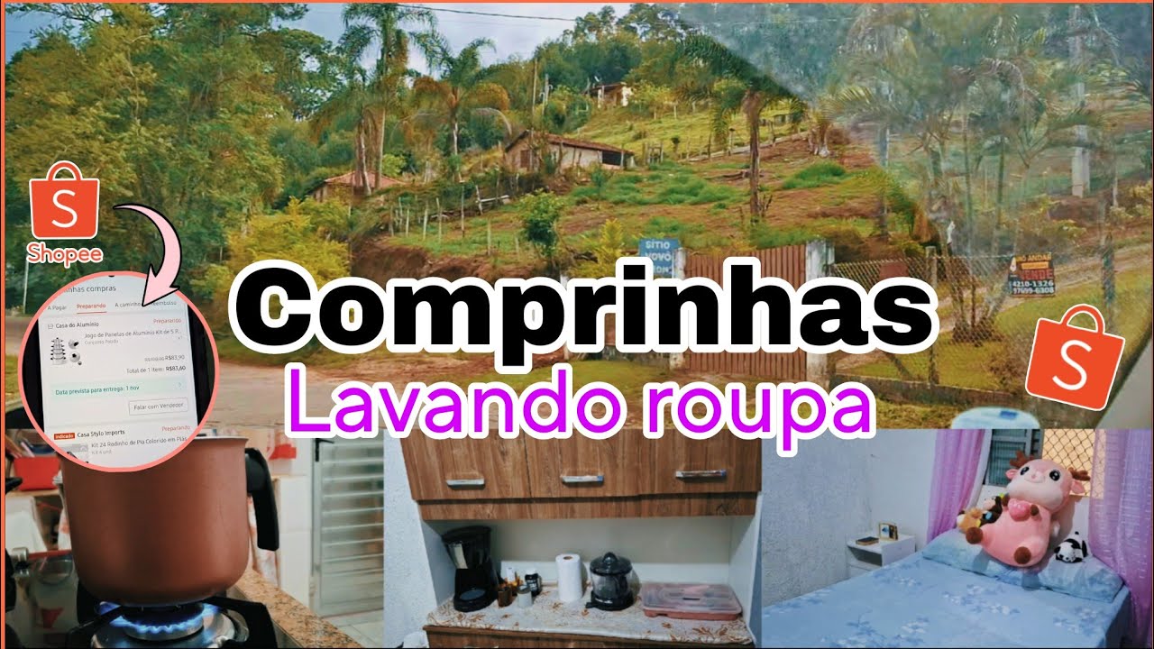 Compras na Shopee, panelas novas, produtos de cabelo, organizando a casa, fomos em Nazaré ✨️