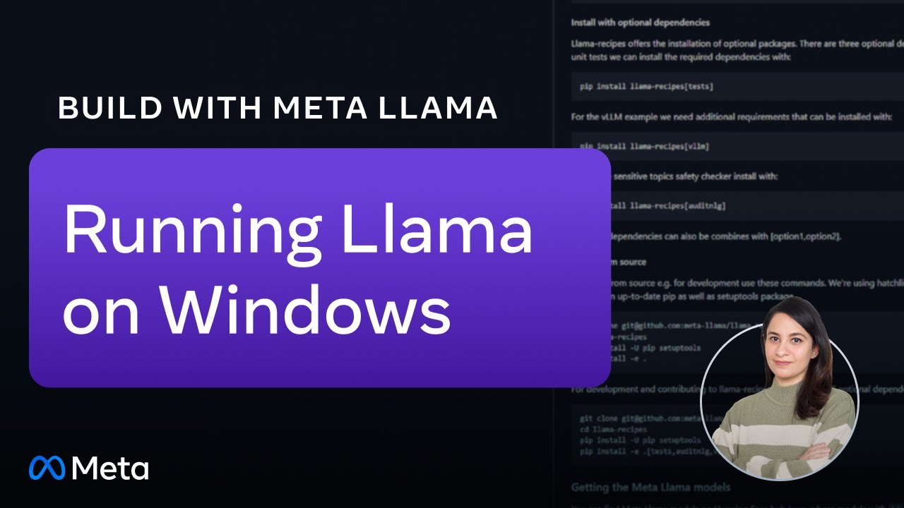Запуск Llama 3 на Windows | Сборка с помощью Meta Llama