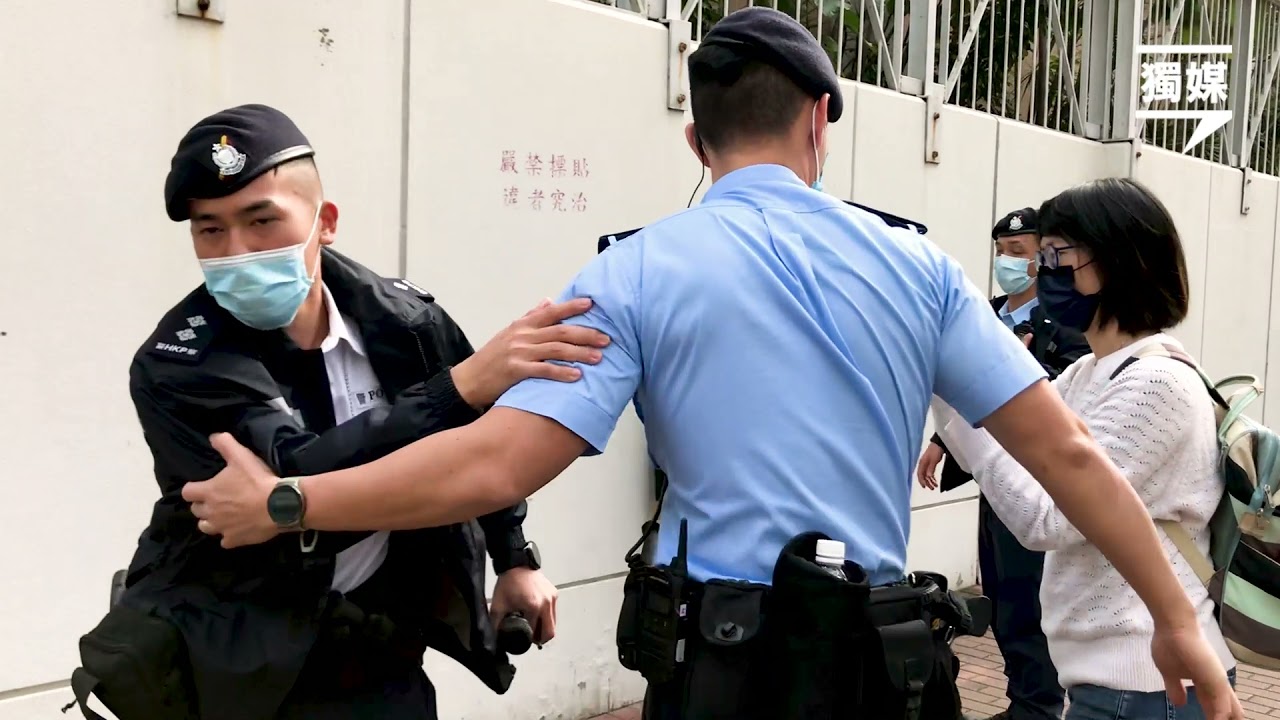 記者變送車師 前《立場》員工送別林紹桐  疑與警碰撞倒地遭截查