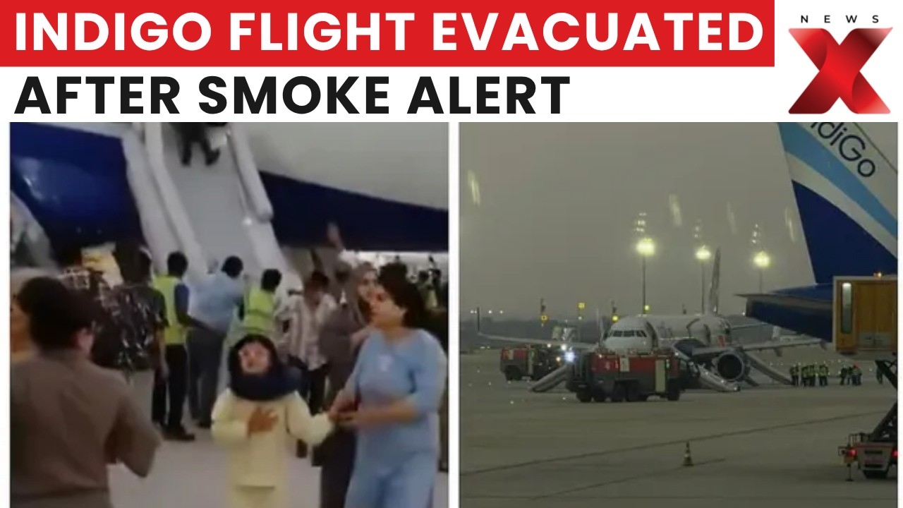 Breaking: IndiGo Flight Evacuated After Smoke Alert On Bengaluru-Chennai Route | NewsX