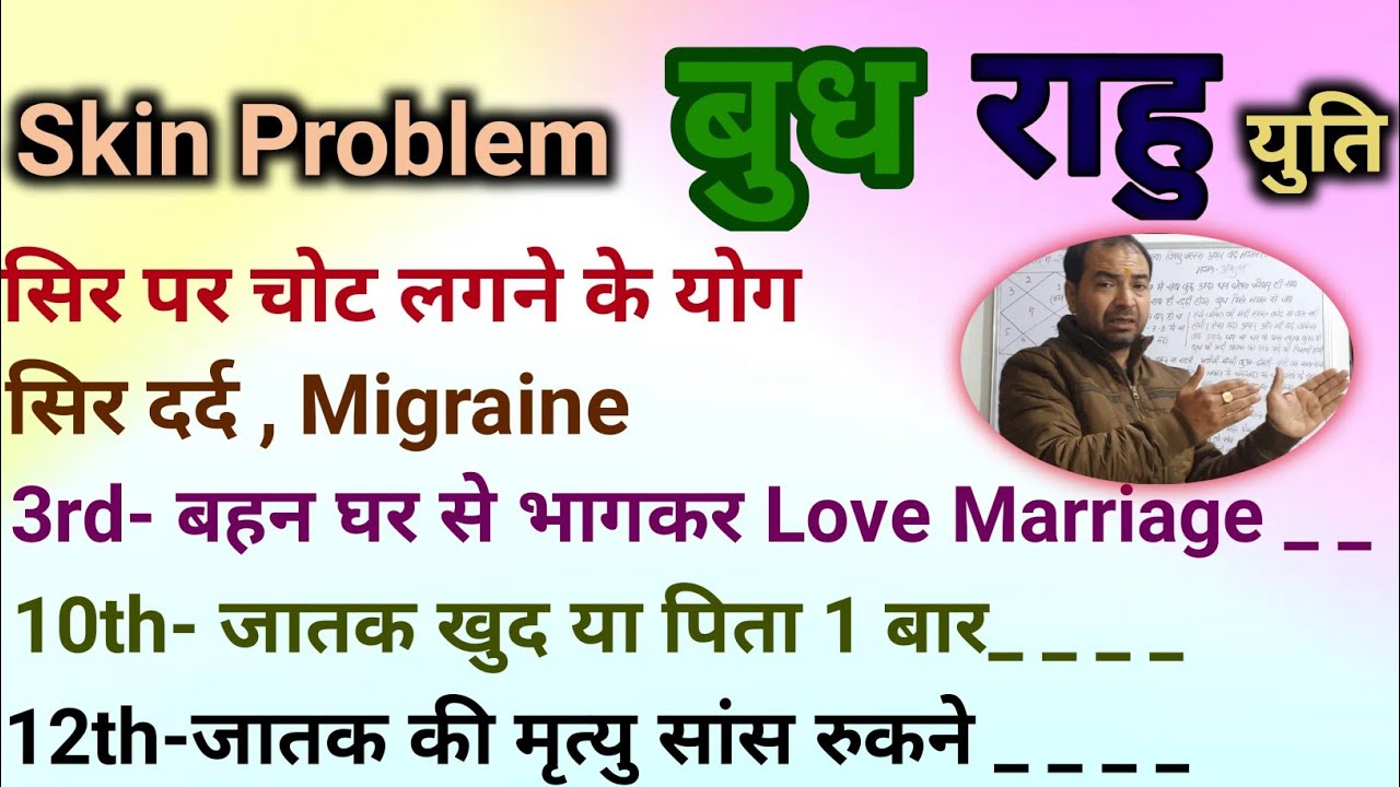 Mercury and Rahu conjunction | बुध-राहु युति के शुभ-अशुभ फल व उपाय | Lal Kitab | By-Rahul Bhatnagar