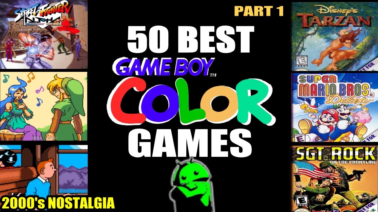 50 лучших игр для Gameboy Color (GBC) — геймплей Android