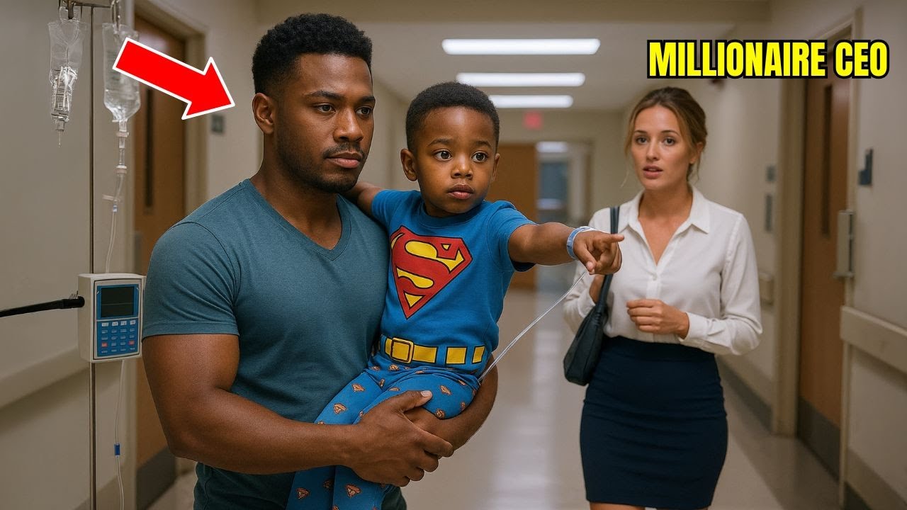 Black Single Dad Brings Son to Hospital—Little Boy Says “That’s Mommy”… She’s a Millionaire CEO