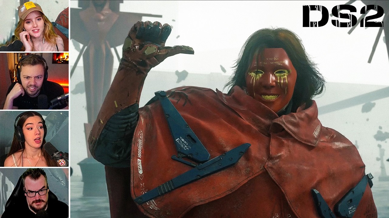 Streamers React to Higgs Returns, Death Stranding 2  - On the beach