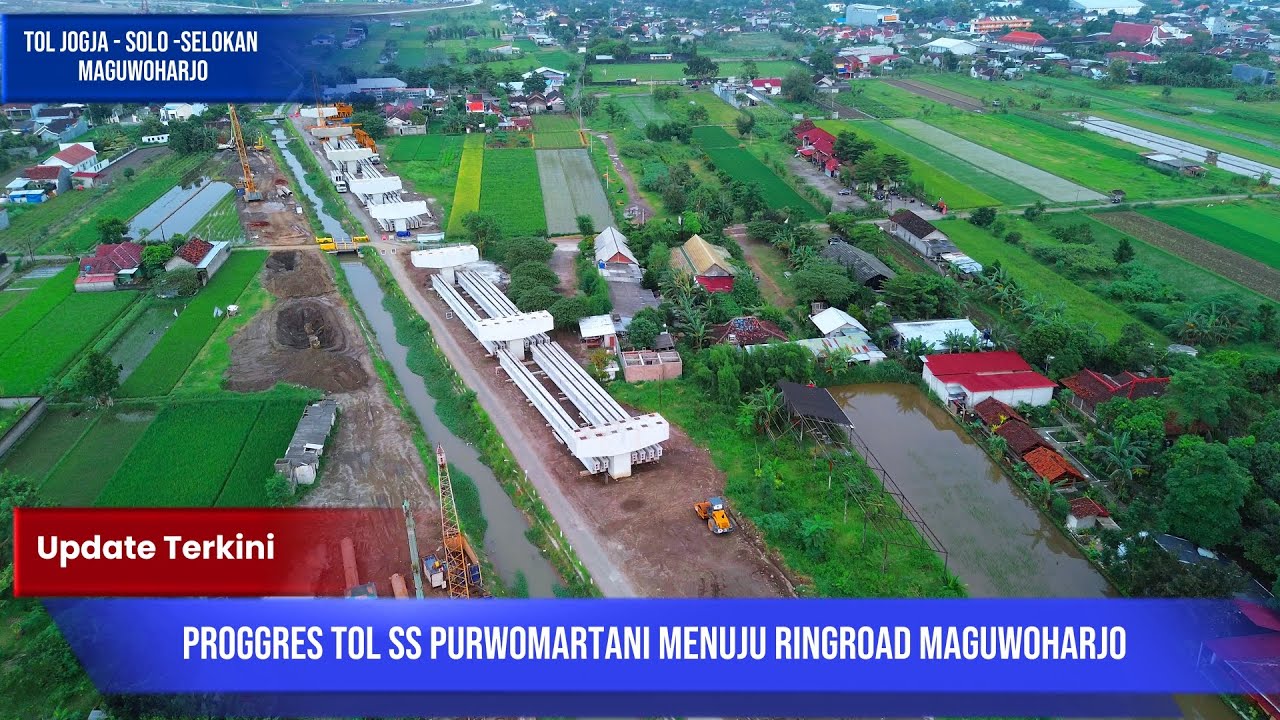 TOL MELAYANG DI ATAS SELOKAN MATARAM MULAI TERBENTUK! Girder Sudah Datang | Update Purwomartani