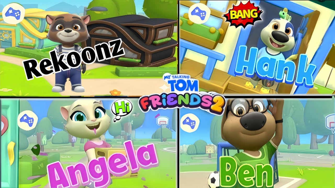  IS BACK! 😱 Hank, Angela & Ben React! | My Talking Tom Friends 2