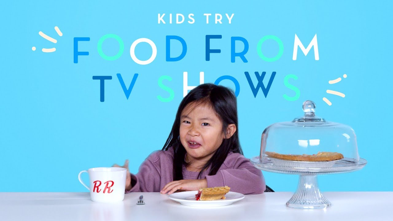 Kids Try Food From Classic TV Shows (Spongebob, Friends) | Kids Try | HiHo