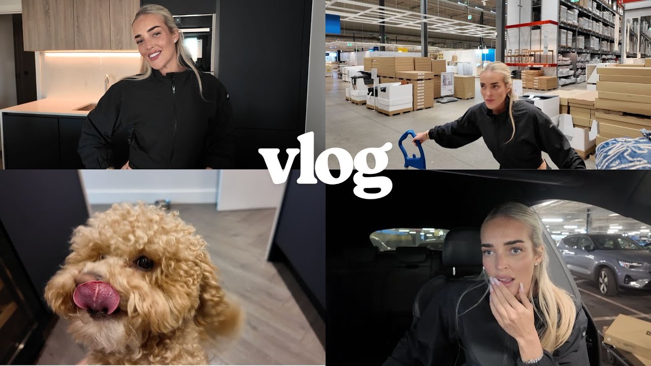vlog: transforming my dressing room, IKEA trip & everyday life