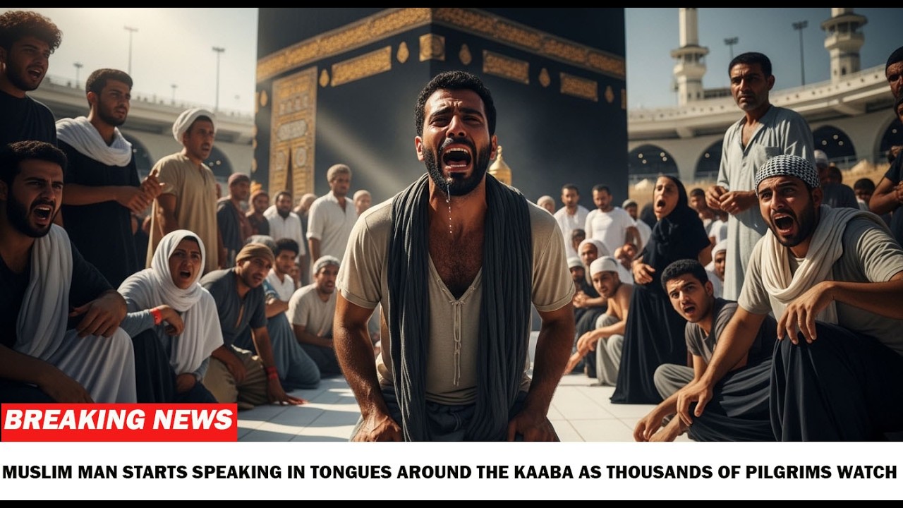 MUSLIM Man Starts SPEAKING IN TONGUES Around the KAABA as Thousands of PILGRIMS Watch in Disbelief