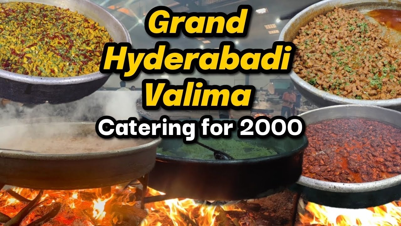Grand Hyderabadi Valima | Catering for 2000+ Members