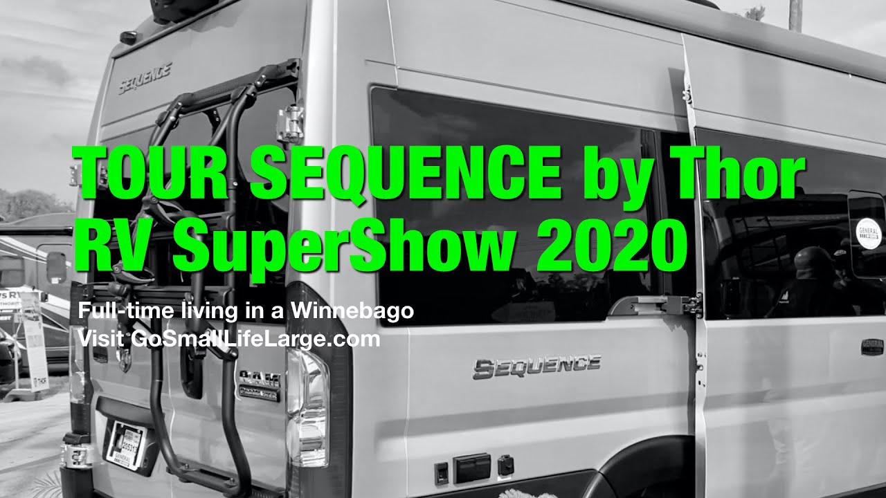 Tour SEQUENCE от Thor. Убийца Travato на FL RV SuperShow 2020? | Vanlife в Travato GL
