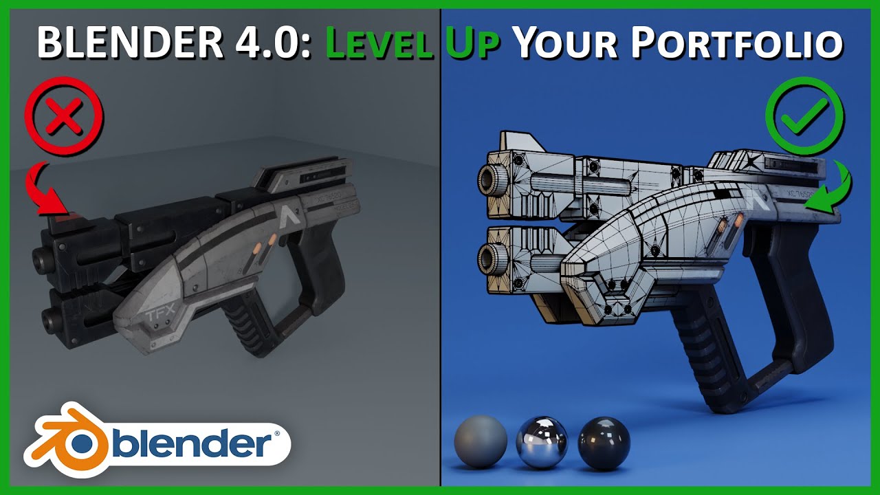 Blender 4.0: создавайте потрясающие рендеры для своего портфолио, как настоящий профессионал