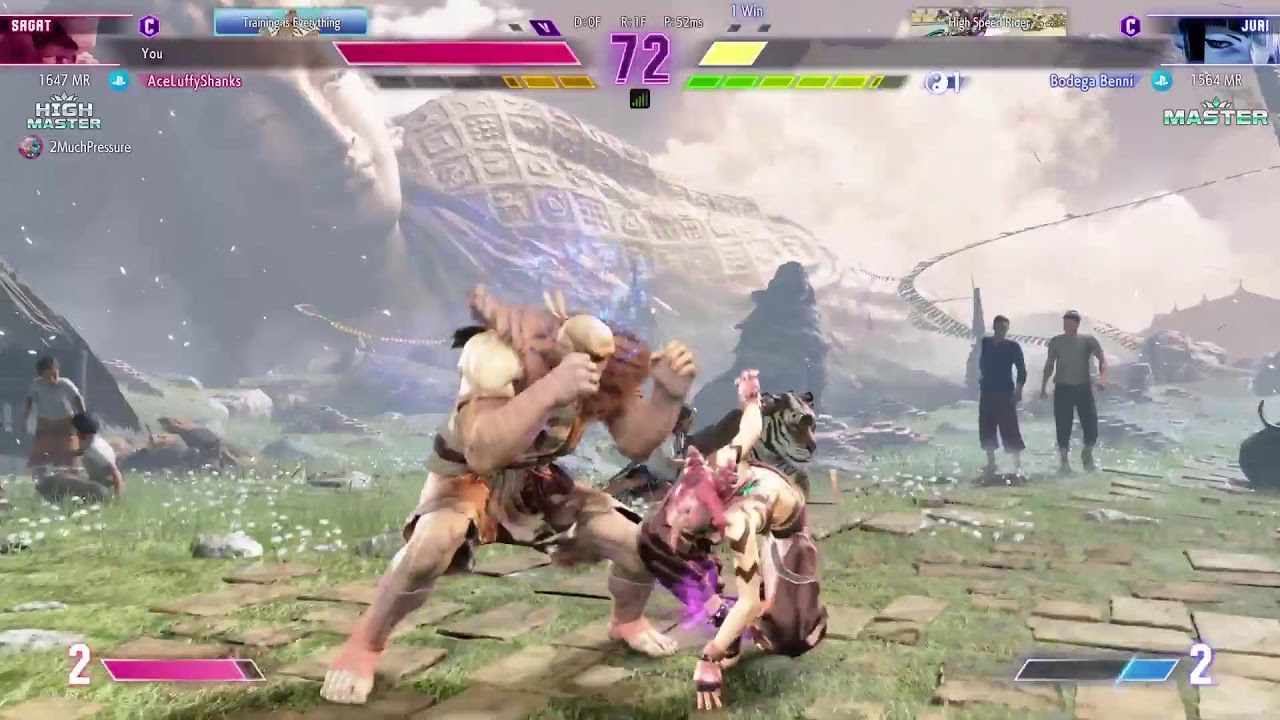 Sagat and Marisa Rank to Ult Master