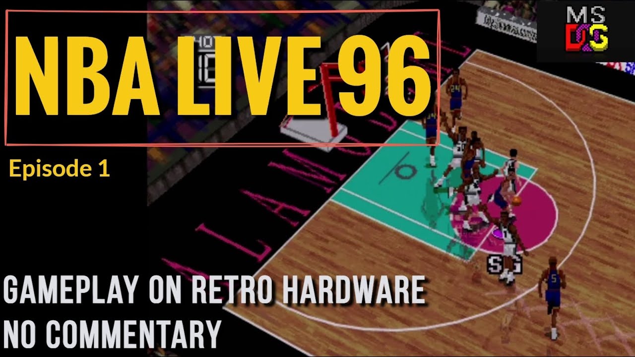 NBA LIVE 96 [Ep.1] - Retro PC Gameplay [AMD K5 PR166 - S3 Virge 4MB PCI - MSDOS] [No Commentary]