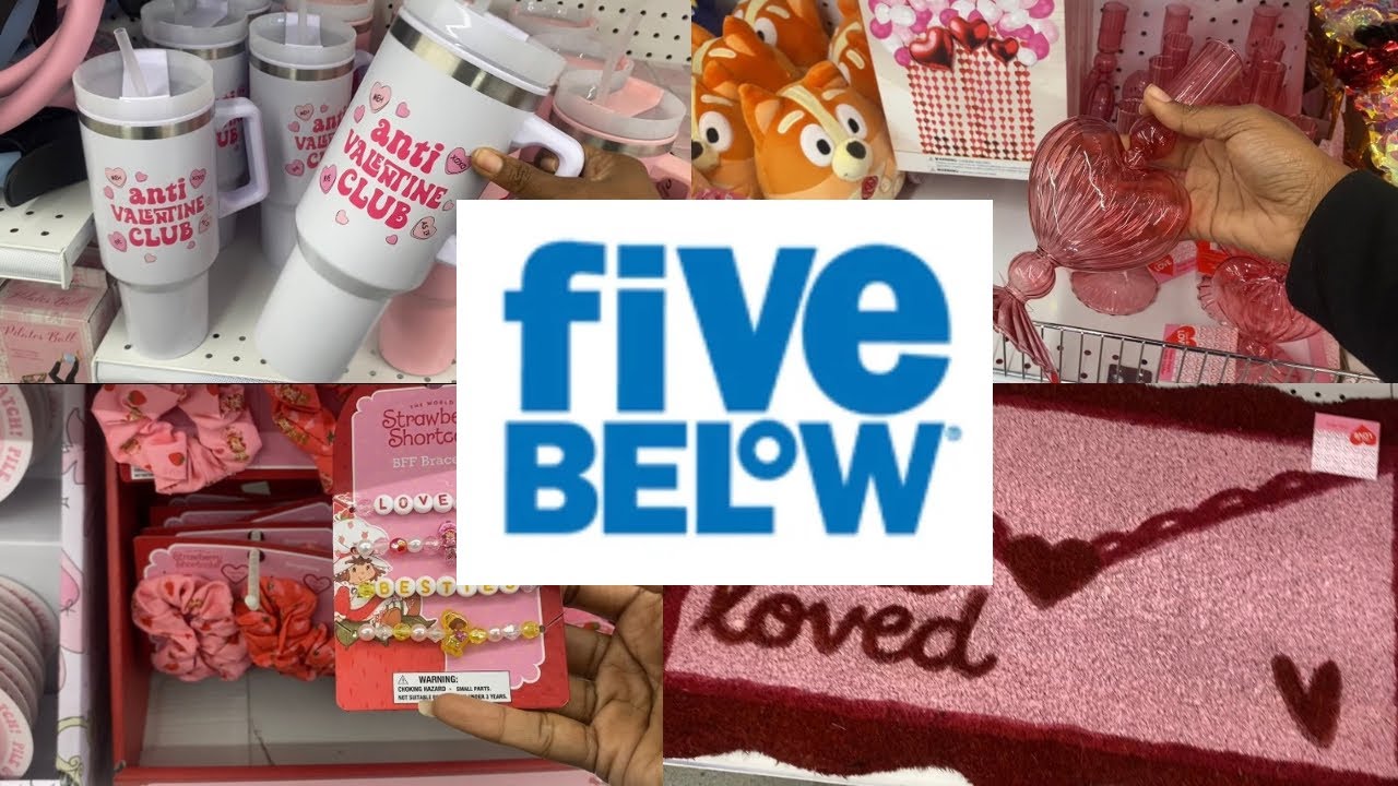 VALENTINE’S DAY AT FIVE BELOW 💕 | WHAT’S NEW IN STORE