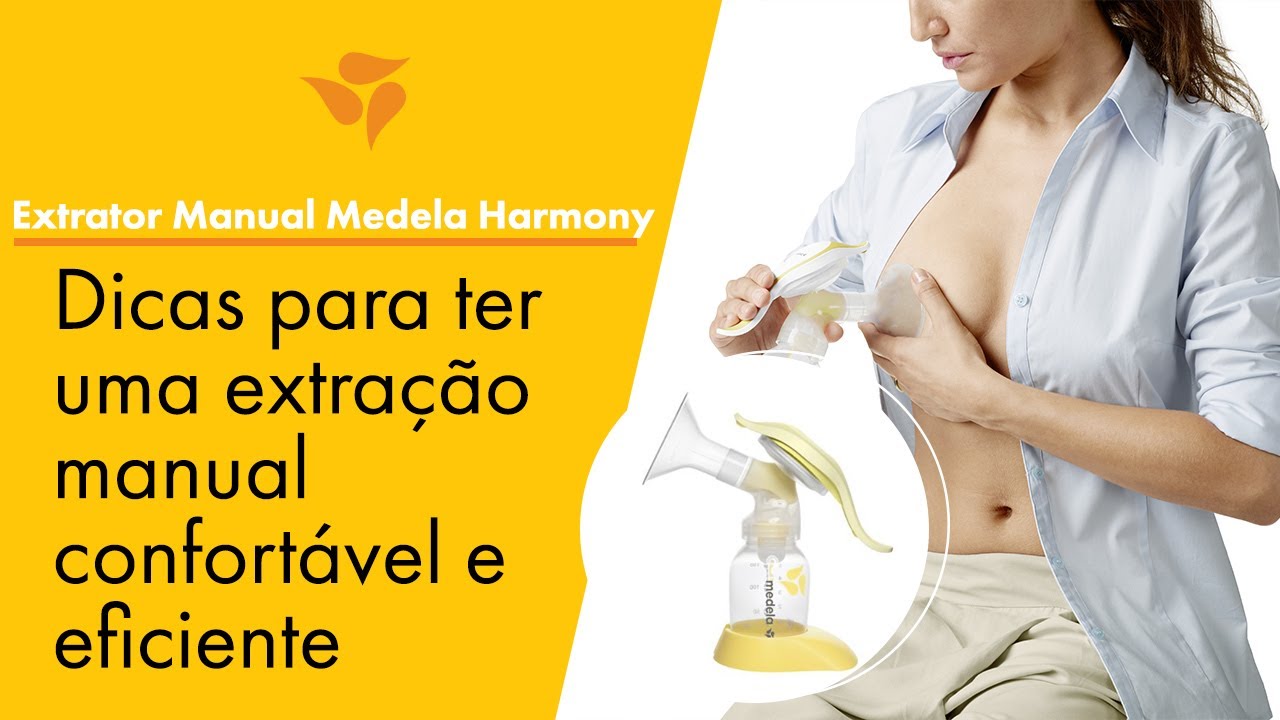 Extrator Manual de Leite Materno Harmony Medela